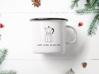 typealive - Tasse aus Emaille / Cold Days