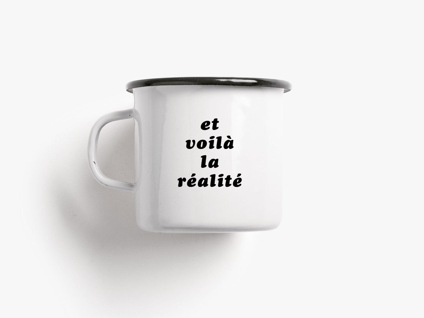 typealive - Tasse aus Emaille / Réalité