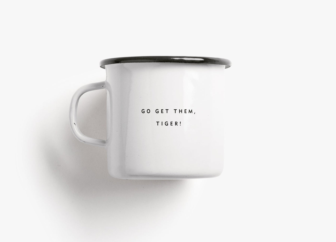 typealive - Tasse aus Emaille / Tiger